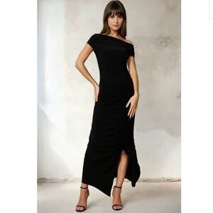 Yumi Kim Angela Black Dress New Small Midi